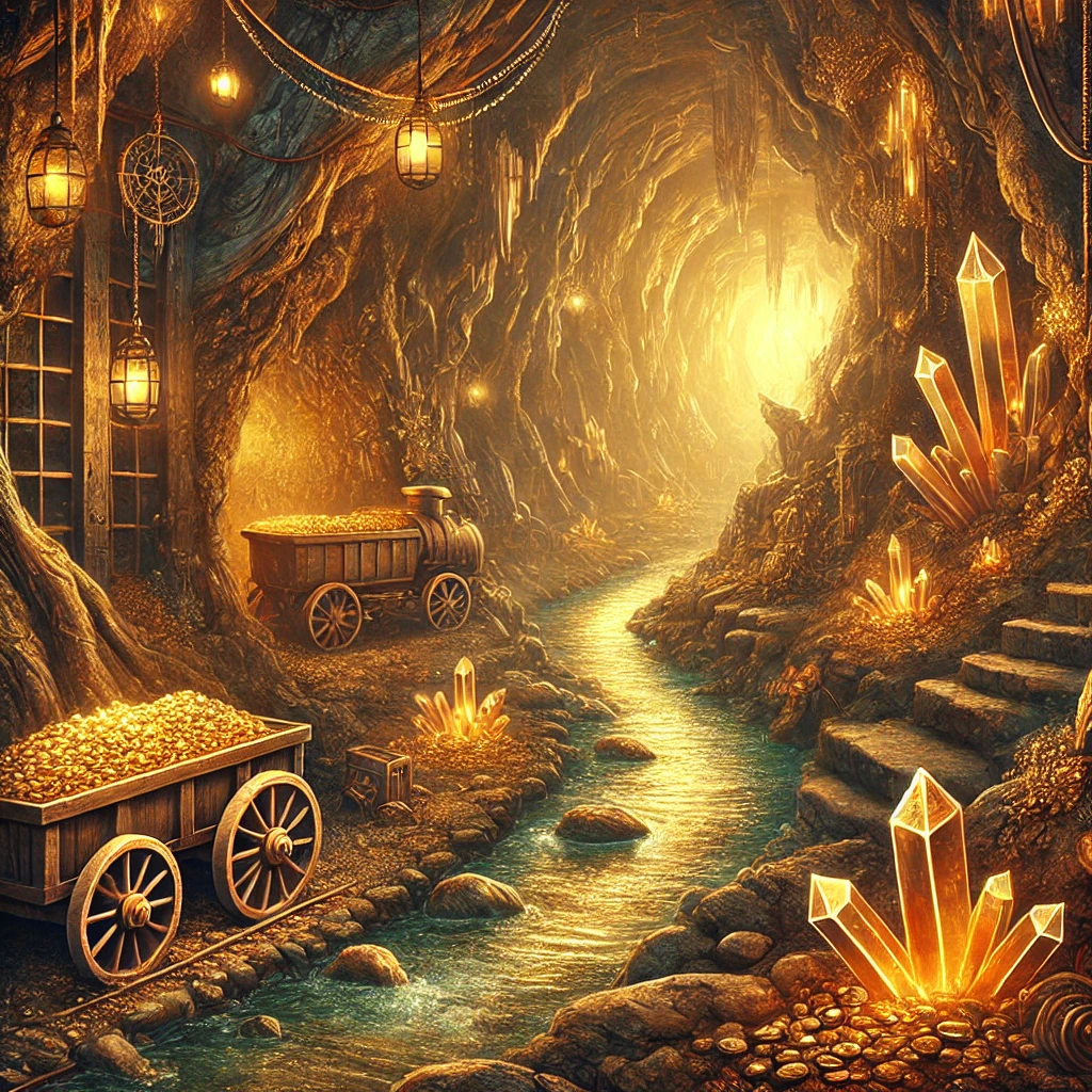 Gold Mine Background